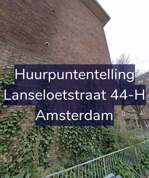 Foto gevel Huurpuntentelling voor Lanseloetstraat 44-H, Amsterdam