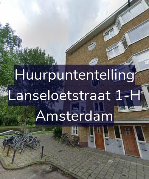 Foto gevel Huurpuntentelling voor Lanseloetstraat 1-H, Amsterdam