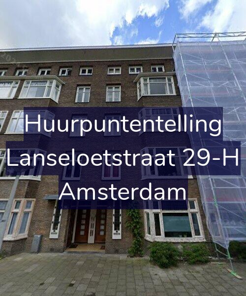 Foto gevel Huurpuntentelling voor Lanseloetstraat 29-H, Amsterdam