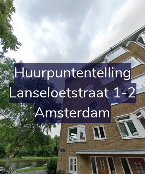 Foto gevel Huurpuntentelling voor Lanseloetstraat 1-2, Amsterdam