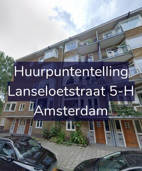 Foto gevel Huurpuntentelling voor Lanseloetstraat 5-H, Amsterdam