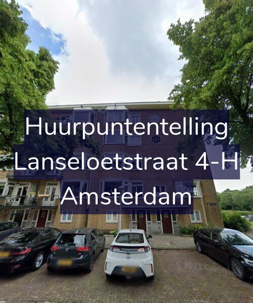 Foto gevel Huurpuntentelling voor Lanseloetstraat 4-H, Amsterdam