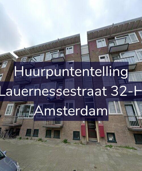 Foto gevel Huurpuntentelling voor Lauernessestraat 32-H, Amsterdam