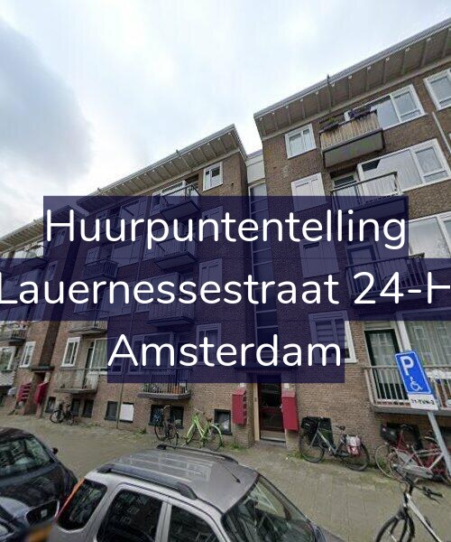 Foto gevel Huurpuntentelling voor Lauernessestraat 24-H, Amsterdam