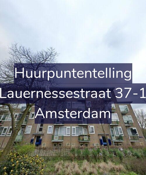 Foto gevel Huurpuntentelling voor Lauernessestraat 37-1, Amsterdam