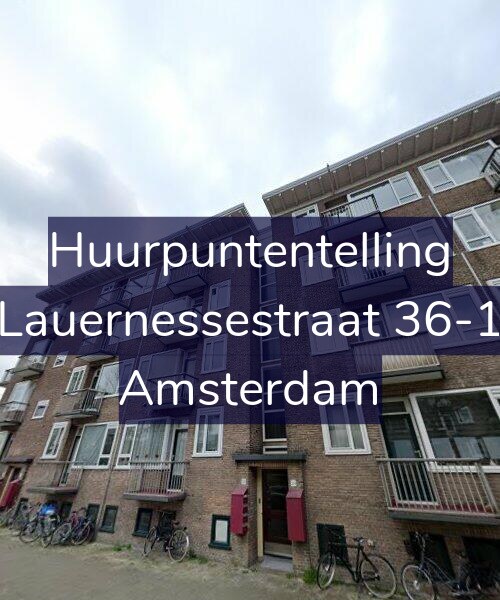 Foto gevel Huurpuntentelling voor Lauernessestraat 36-1, Amsterdam