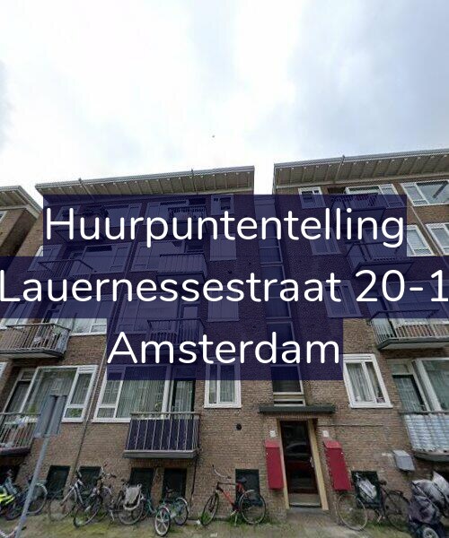 Foto gevel Huurpuntentelling voor Lauernessestraat 20-1, Amsterdam