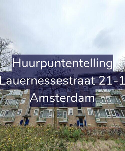 Foto gevel Huurpuntentelling voor Lauernessestraat 21-1, Amsterdam