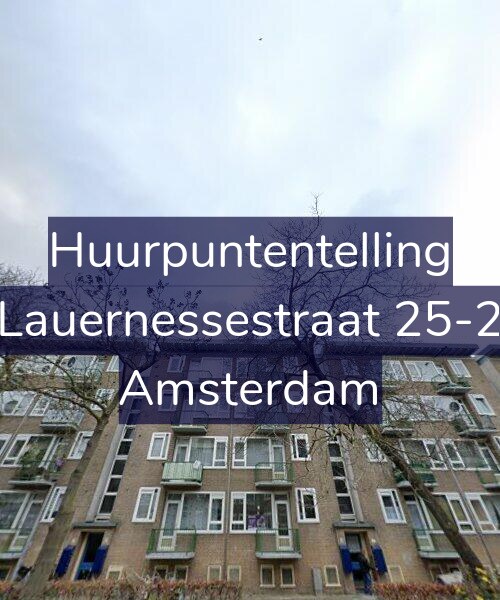 Foto gevel Huurpuntentelling voor Lauernessestraat 25-2, Amsterdam