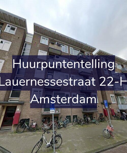 Foto gevel Huurpuntentelling voor Lauernessestraat 22-H, Amsterdam