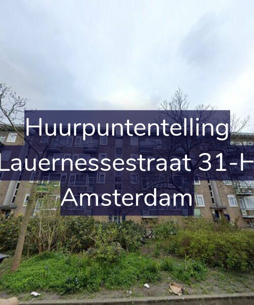 Foto gevel Huurpuntentelling voor Lauernessestraat 31-H, Amsterdam