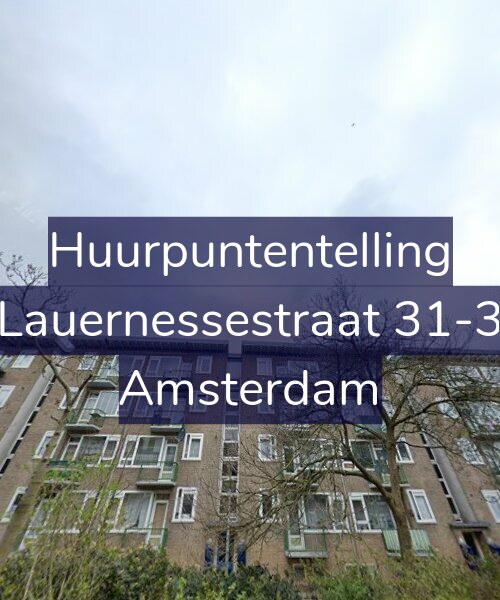 Foto gevel Huurpuntentelling voor Lauernessestraat 31-3, Amsterdam
