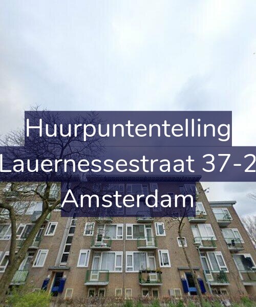 Foto gevel Huurpuntentelling voor Lauernessestraat 37-2, Amsterdam