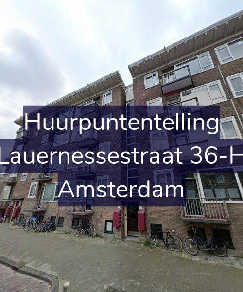 Foto gevel Huurpuntentelling voor Lauernessestraat 36-H, Amsterdam