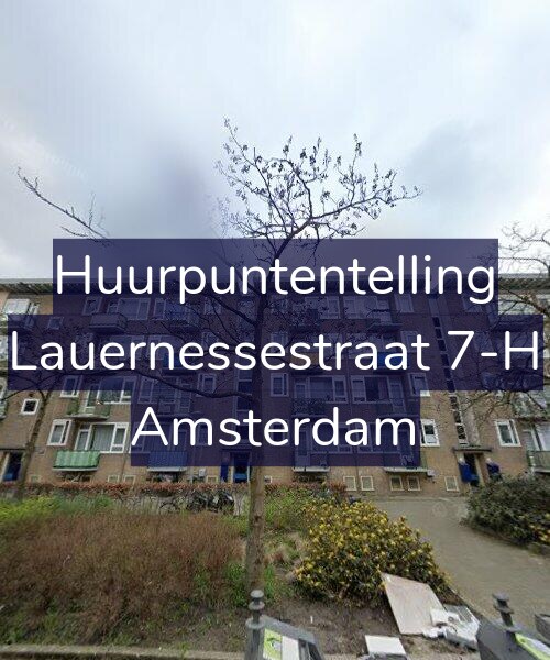 Foto gevel Huurpuntentelling voor Lauernessestraat 7-H, Amsterdam