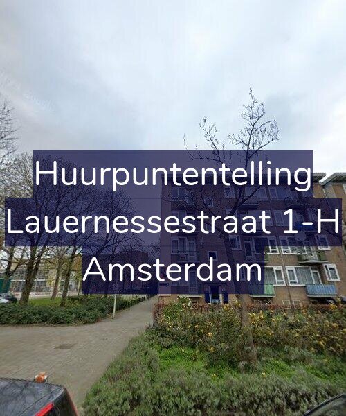 Foto gevel Huurpuntentelling voor Lauernessestraat 1-H, Amsterdam