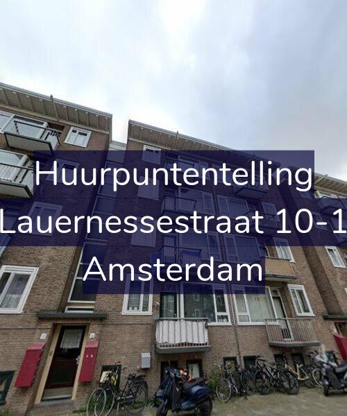 Foto gevel Huurpuntentelling voor Lauernessestraat 10-1, Amsterdam