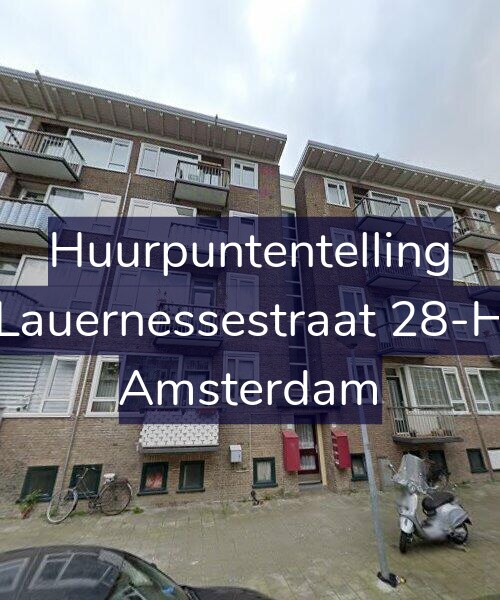 Foto gevel Huurpuntentelling voor Lauernessestraat 28-H, Amsterdam