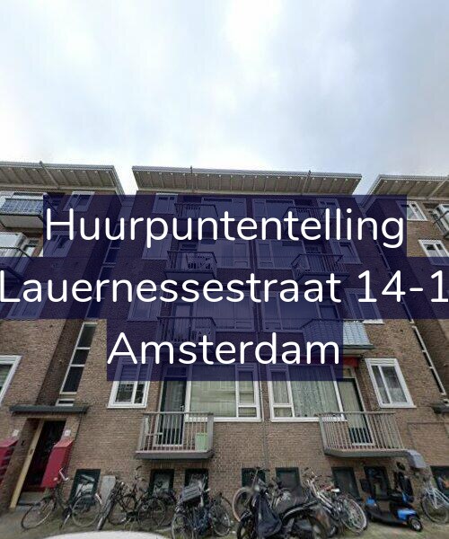 Foto gevel Huurpuntentelling voor Lauernessestraat 14-1, Amsterdam