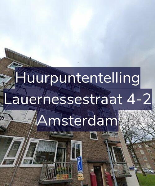 Foto gevel Huurpuntentelling voor Lauernessestraat 4-2, Amsterdam
