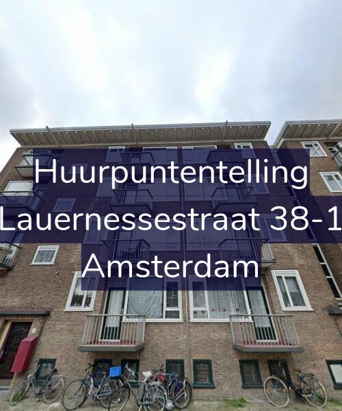 Foto gevel Huurpuntentelling voor Lauernessestraat 38-1, Amsterdam