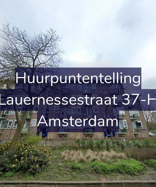 Foto gevel Huurpuntentelling voor Lauernessestraat 37-H, Amsterdam
