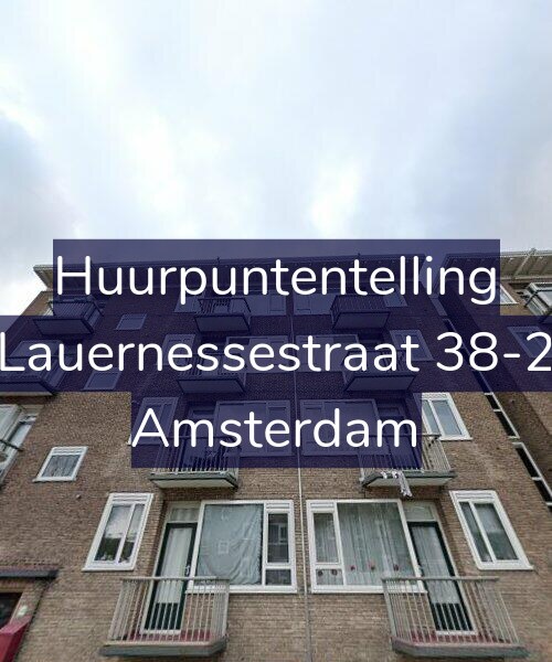 Foto gevel Huurpuntentelling voor Lauernessestraat 38-2, Amsterdam