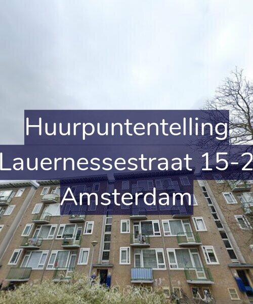 Foto gevel Huurpuntentelling voor Lauernessestraat 15-2, Amsterdam