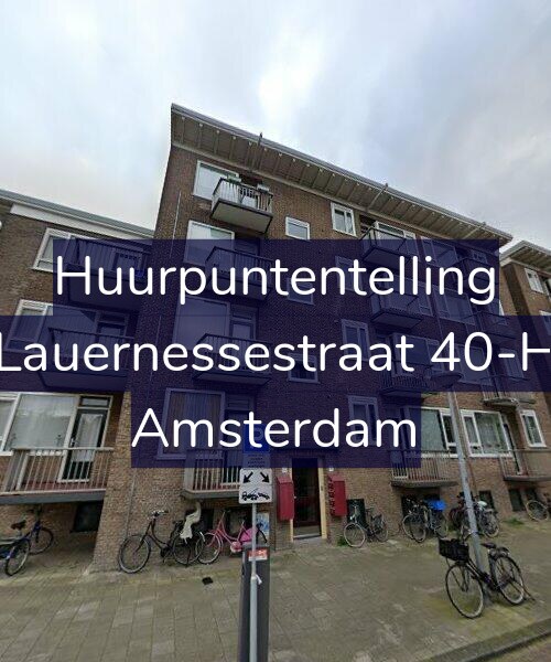 Foto gevel Huurpuntentelling voor Lauernessestraat 40-H, Amsterdam