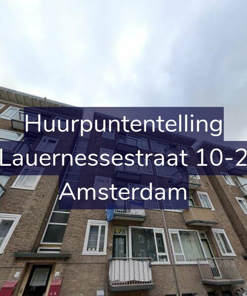Foto gevel Huurpuntentelling voor Lauernessestraat 10-2, Amsterdam