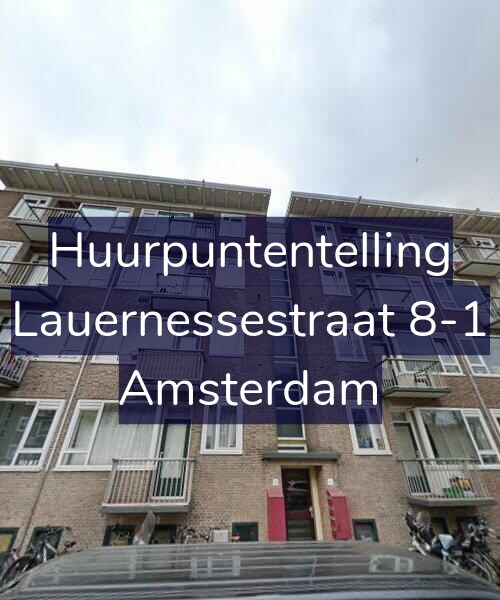 Foto gevel Huurpuntentelling voor Lauernessestraat 8-1, Amsterdam