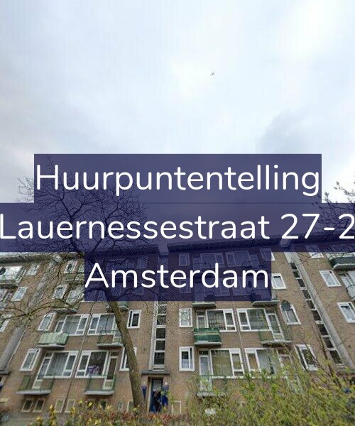 Foto gevel Huurpuntentelling voor Lauernessestraat 27-2, Amsterdam