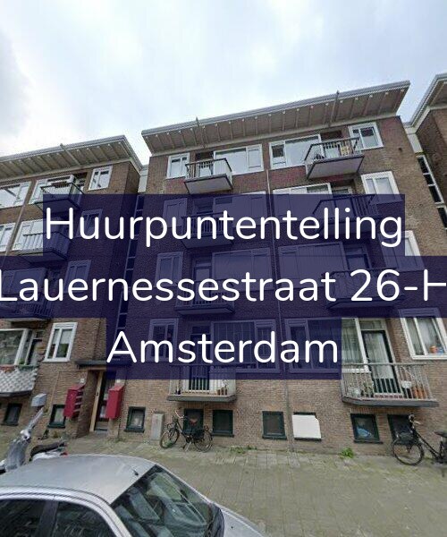 Foto gevel Huurpuntentelling voor Lauernessestraat 26-H, Amsterdam