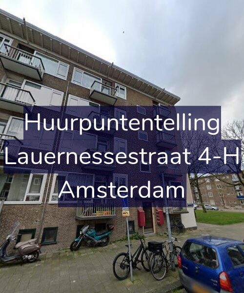 Foto gevel Huurpuntentelling voor Lauernessestraat 4-H, Amsterdam
