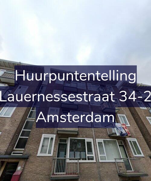 Foto gevel Huurpuntentelling voor Lauernessestraat 34-2, Amsterdam