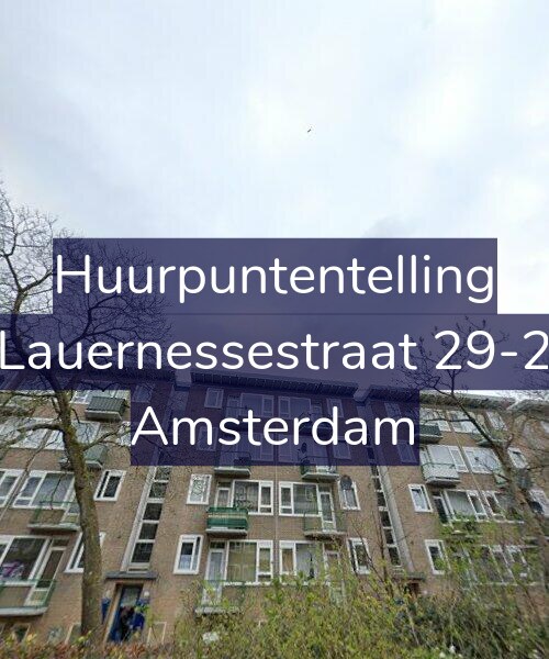 Foto gevel Huurpuntentelling voor Lauernessestraat 29-2, Amsterdam