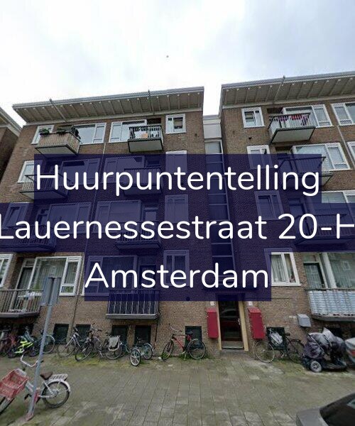 Foto gevel Huurpuntentelling voor Lauernessestraat 20-H, Amsterdam