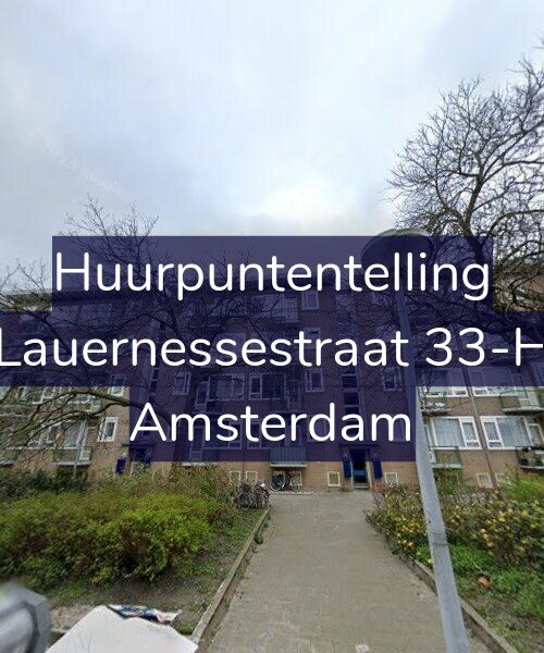 Foto gevel Huurpuntentelling voor Lauernessestraat 33-H, Amsterdam