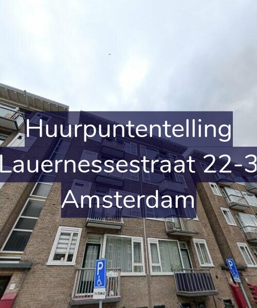 Foto gevel Huurpuntentelling voor Lauernessestraat 22-3, Amsterdam