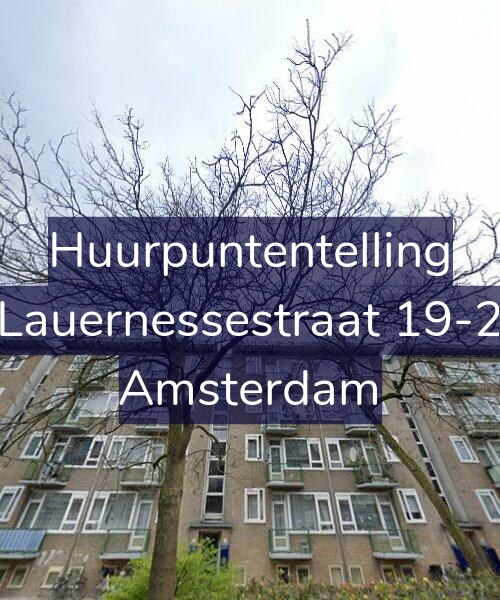 Foto gevel Huurpuntentelling voor Lauernessestraat 19-2, Amsterdam