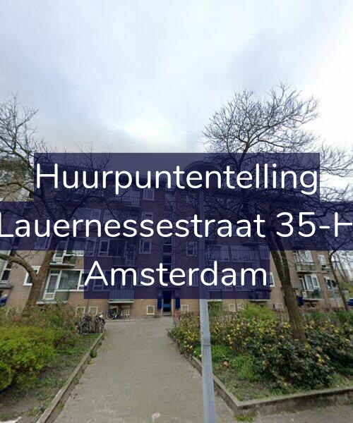 Foto gevel Huurpuntentelling voor Lauernessestraat 35-H, Amsterdam
