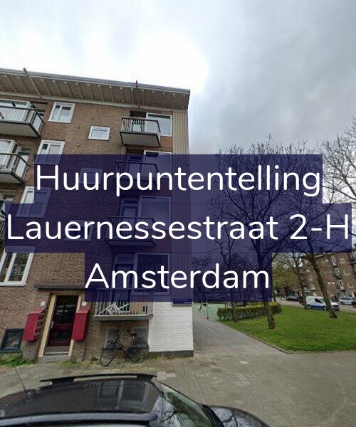 Foto gevel Huurpuntentelling voor Lauernessestraat 2-H, Amsterdam