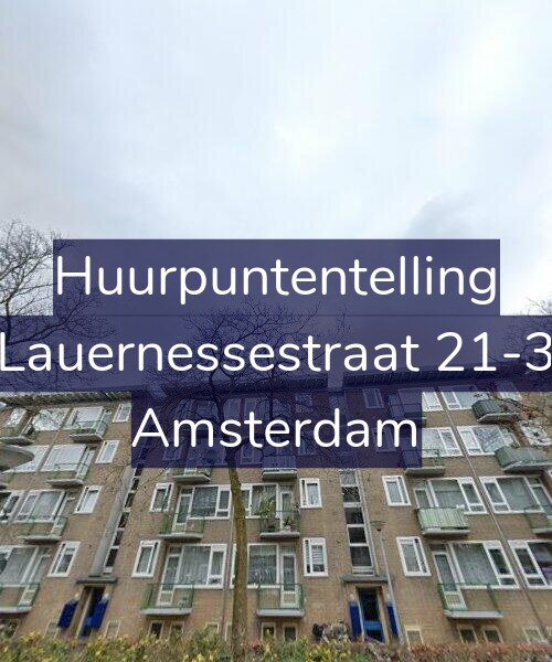 Foto gevel Huurpuntentelling voor Lauernessestraat 21-3, Amsterdam