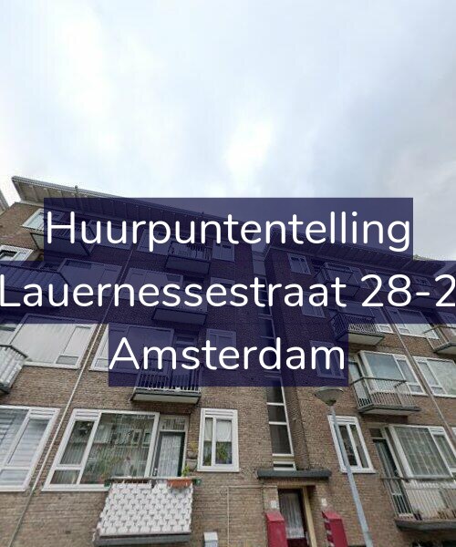 Foto gevel Huurpuntentelling voor Lauernessestraat 28-2, Amsterdam