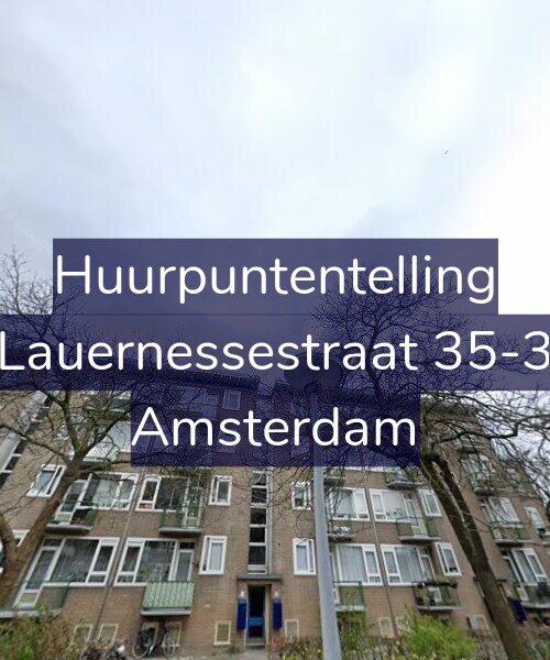 Foto gevel Huurpuntentelling voor Lauernessestraat 35-3, Amsterdam