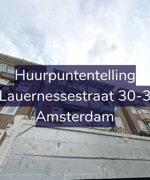 Foto gevel Huurpuntentelling voor Lauernessestraat 30-3, Amsterdam