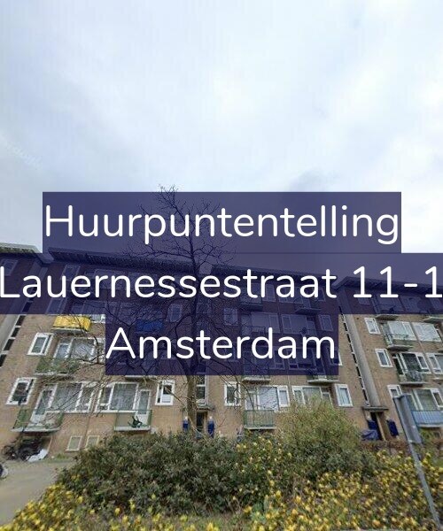 Foto gevel Huurpuntentelling voor Lauernessestraat 11-1, Amsterdam