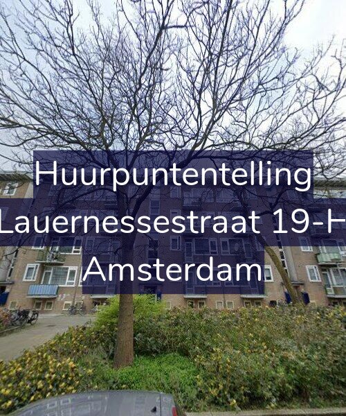 Foto gevel Huurpuntentelling voor Lauernessestraat 19-H, Amsterdam