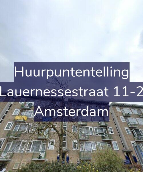 Foto gevel Huurpuntentelling voor Lauernessestraat 11-2, Amsterdam