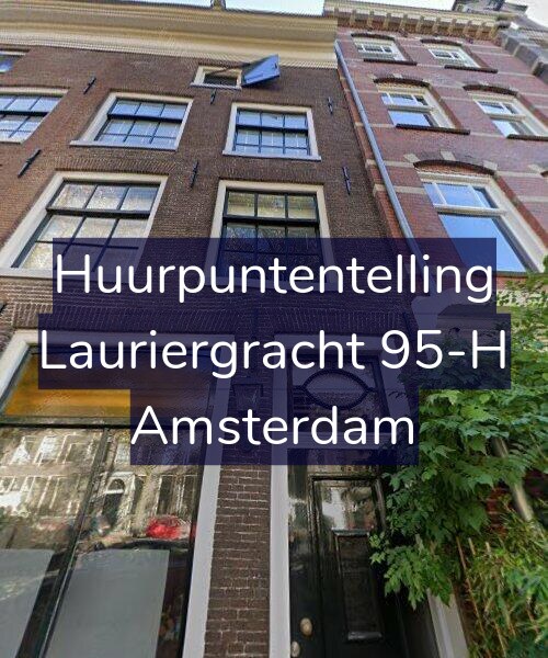 Foto gevel Huurpuntentelling voor Lauriergracht 95-H, Amsterdam